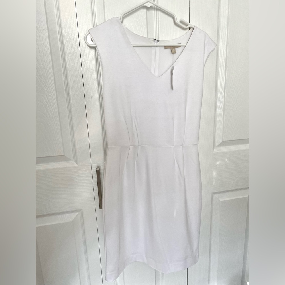NWT Banana Republic white sleeveless dress